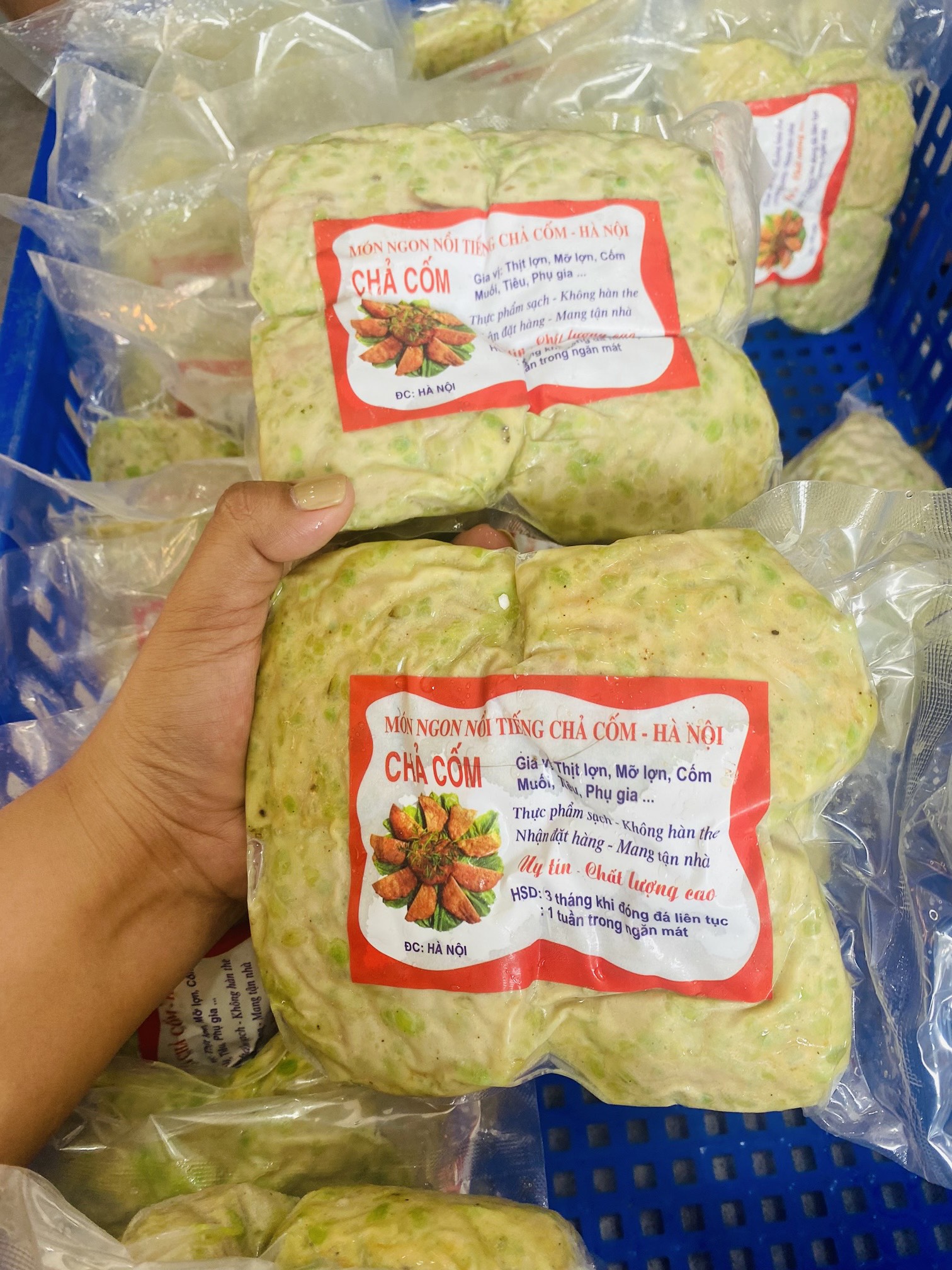 [GIAO NHANH 2H HCM] Giá Sỉ 1Kg Chả cốm Hà Nội loại 1 ( Ngon dẻo )