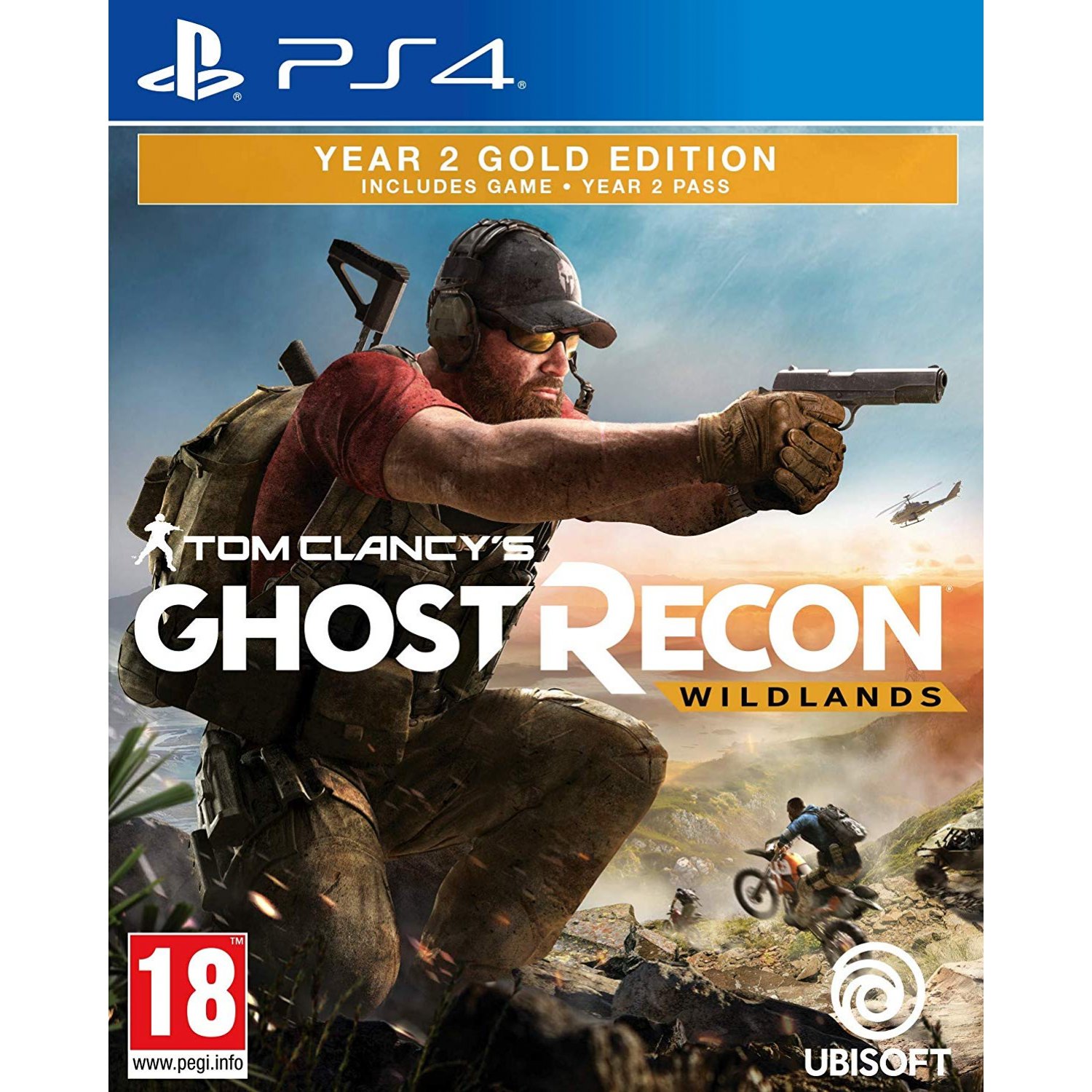 Đĩa Game PS4 Tom Clancys Ghost Recon Wildlands Year 2 Gold Edition