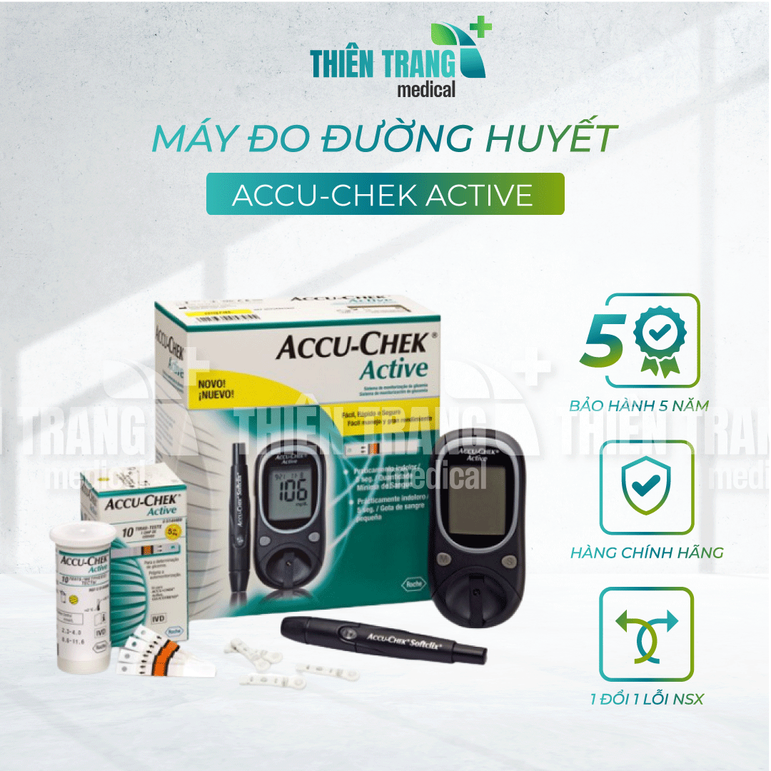 Máy đo đường huyết ACCU-CHEK ACTIVE Thiên Trang Medical