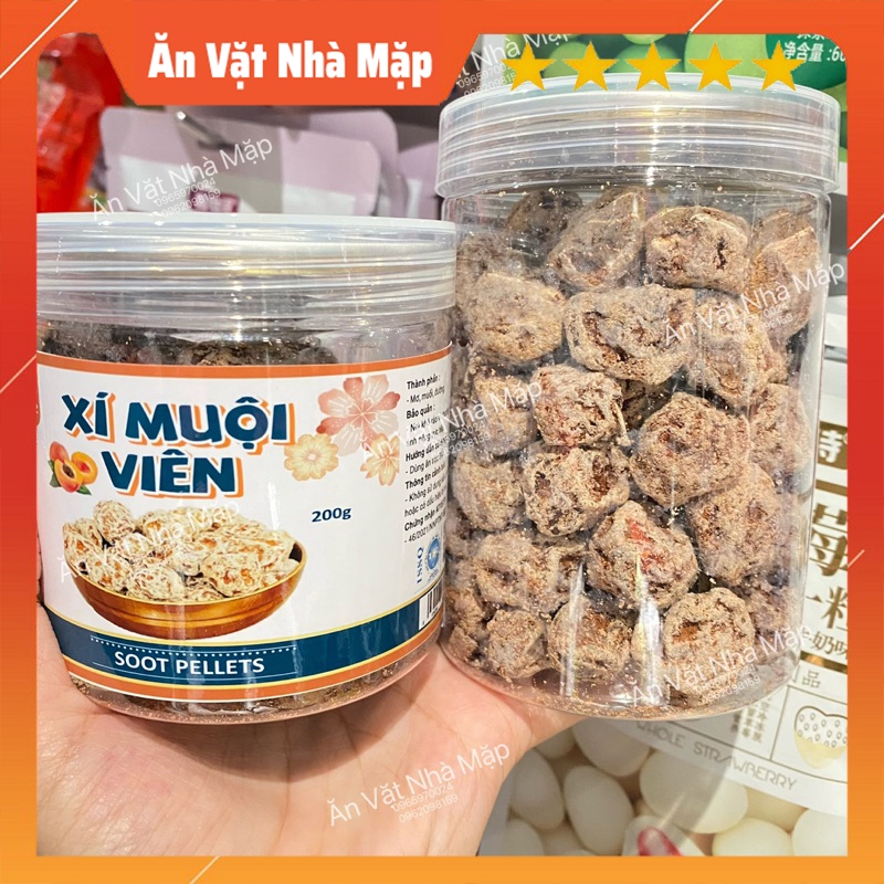 Ô mai xí muội viên chua chua mặn mặn