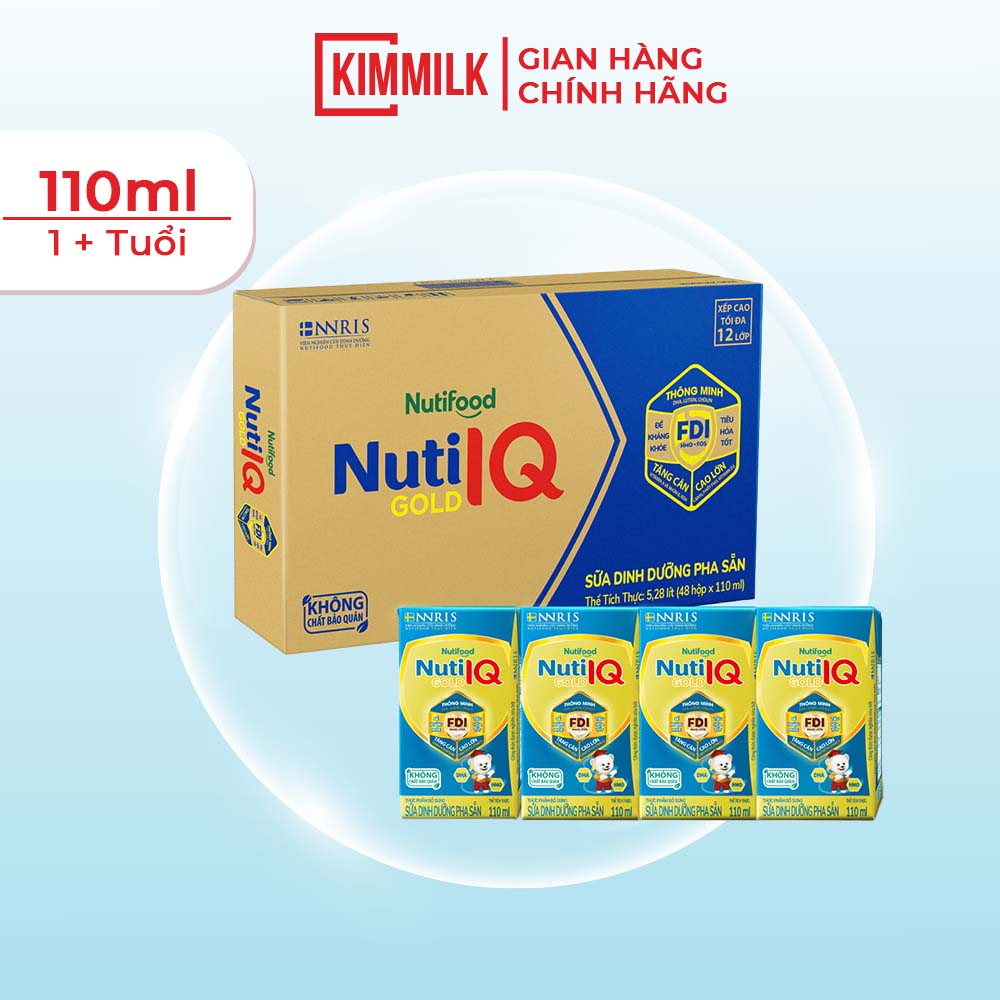 Sữa pha sẵn nuti iq gold 110ml