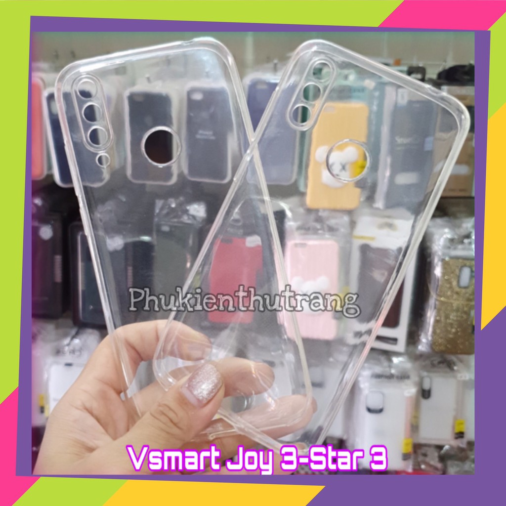 Ốp dẻo silicon trong suốt A+ cho Vsmart Joy 3 / Vsmart Star 3