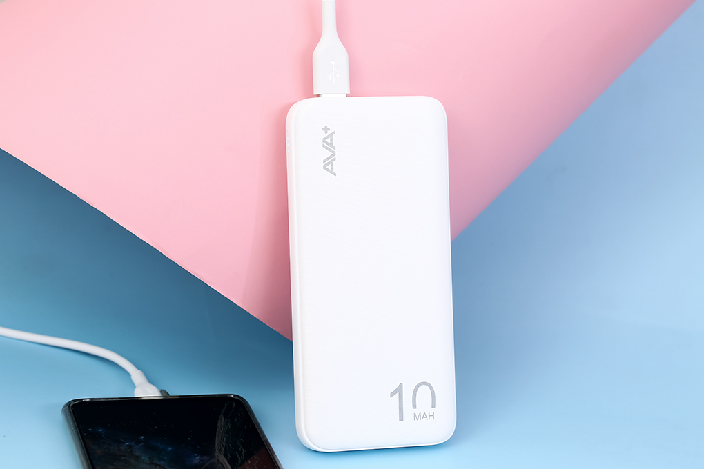 Pin sạc dự phòng polymer 10000mah type c ava+ pj jp260