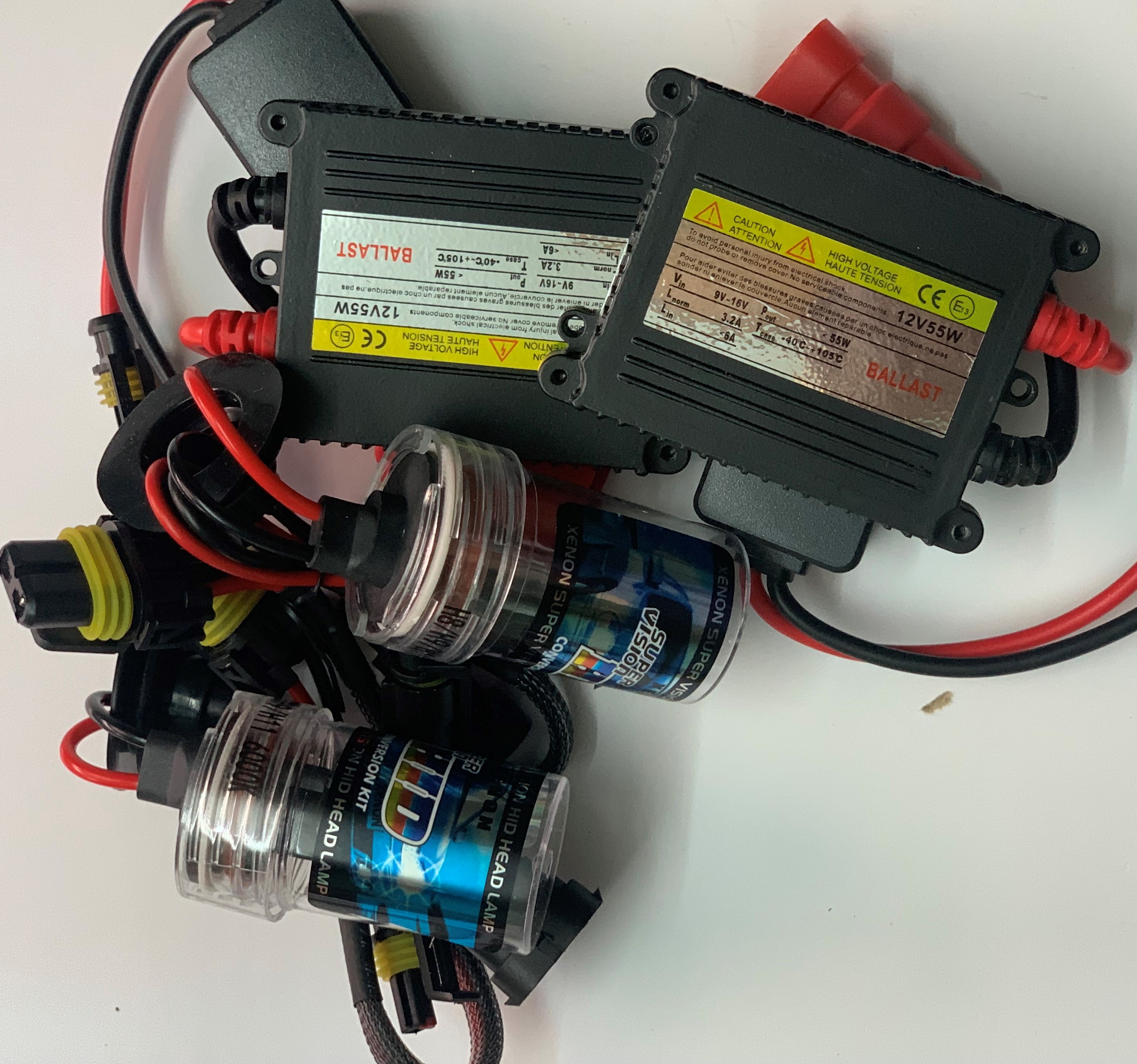 [HCM]Bộ đèn xenon HID D2H 6000k 55w ánh sáng trắng xanh