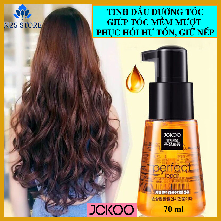 Tinh Dầu Dưỡng Tóc JCKOO Perfect Repair Phục Hồi Tóc Hư Tổn, Chẻ Ngọn, Xơ Rối, Tóc Khô, Cho Tóc Óng Mượt, Tạo Nếp Tóc Đẹp Bồng Bềnh