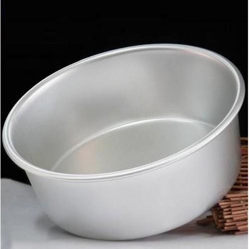 Khuôn nhôm tròn đáy liên làm bánh bông lan, rau cau size từ 4inch đến 8inch