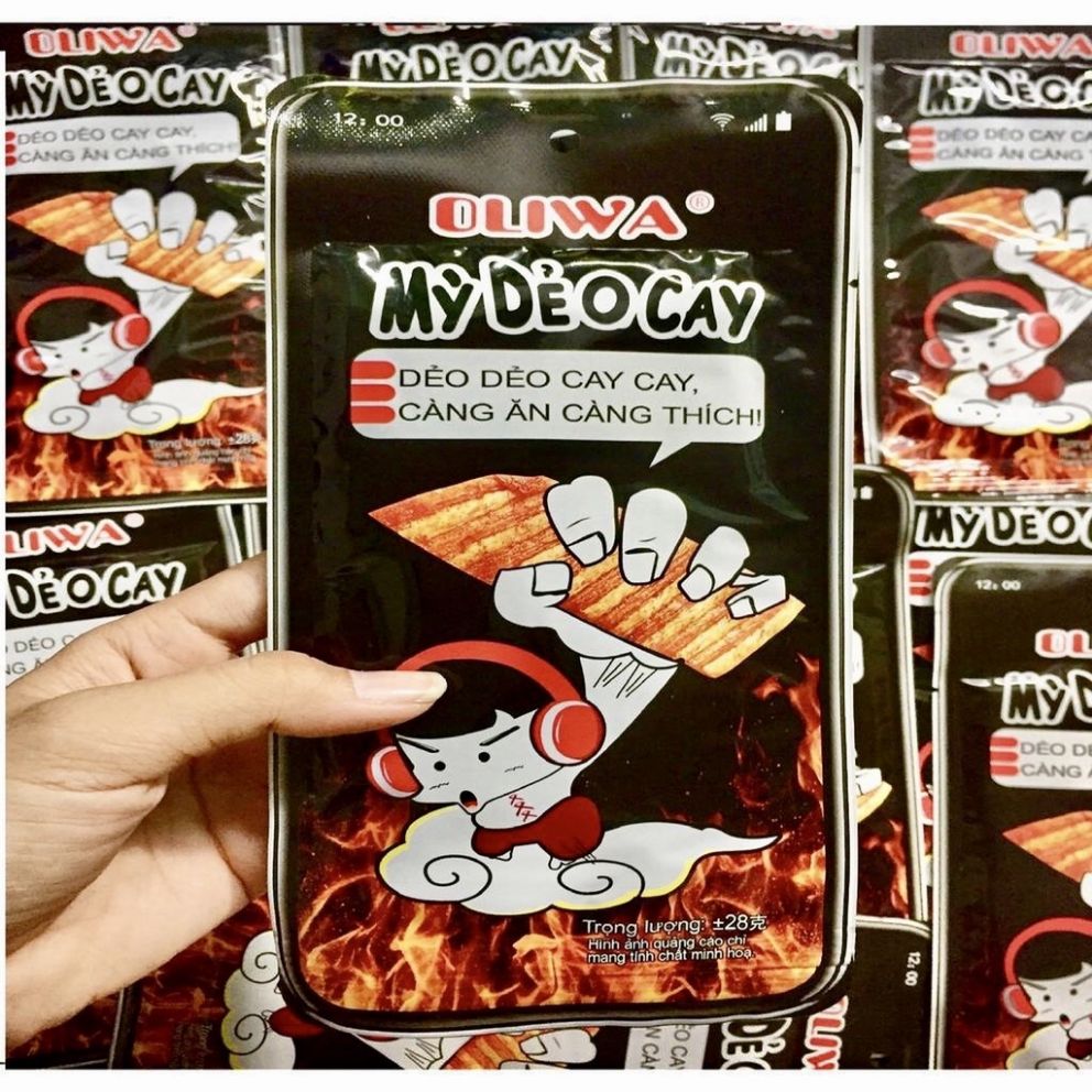 10 gói snack mỳ dẻo cay