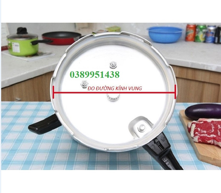 Gioăng nồi áp suất supor 1 tay cầm dài - phụ kiện nồi áp suất