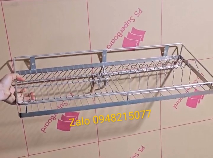 Kệ treo 1 tầng inox đặc 100 %