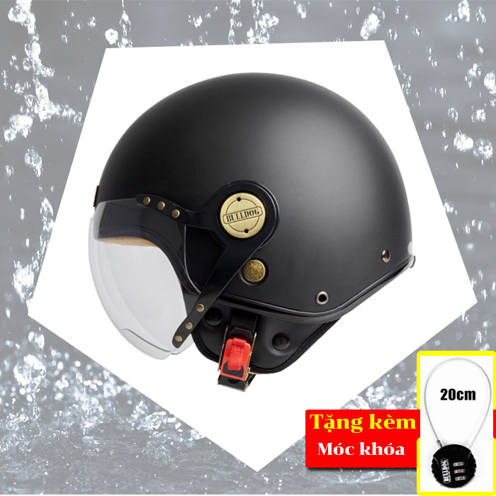 Mũ, Nón bảo hiểm 3/4 Bulldog Pom