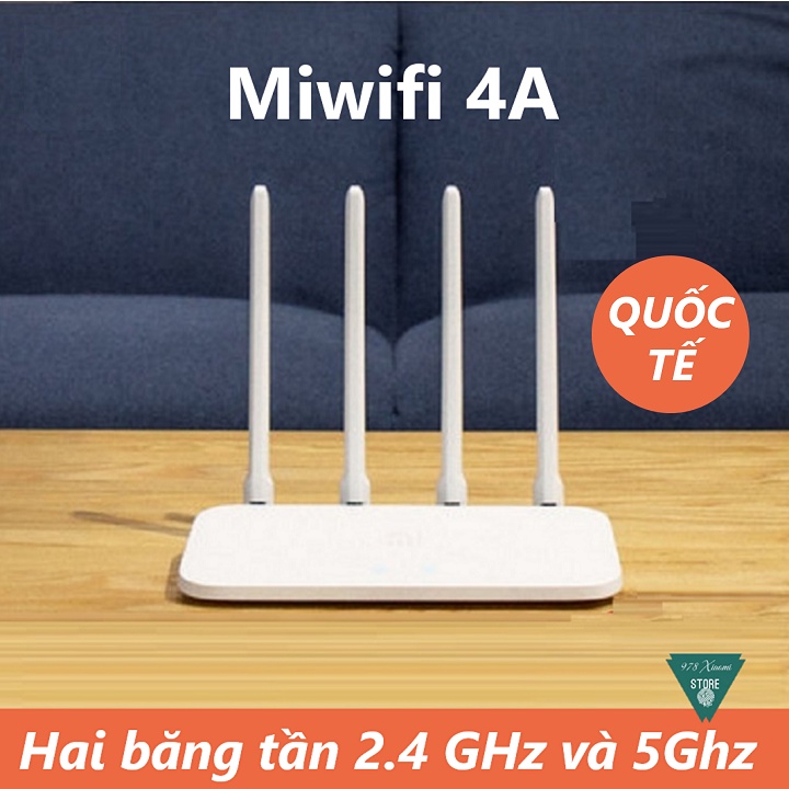 [QUỐC TẾ/NỘI ĐỊA] Bộ Phát Wifi Xi aomi Router Gen 4A - ROUTER XIAOMI MIWIFI 4A