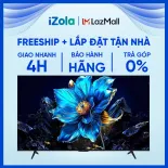 [GIAO TẠI HCM] 65P7K - Google Tivi QLED TCL AI 4K 65 inch 65P7K - Màn hình 65 inch kích thước lớn, Bộ xử lý AiPQ sử dụng AI điều chỉnh hình ảnh, Công nghệ Dolby Vision, Công nghệ MEMC 60 Hz giảm hiện tượng nhòe