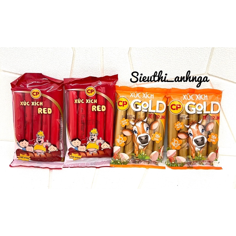 Xúc xích ăn liền red cp tiệt trùng gói 100g