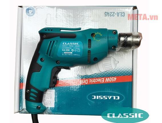 Máy khoan classic 10mm 450w cla- 2245