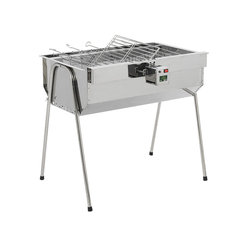 Bếp nướng than hoa TopV  V5 Plus, quay tự động, QUÀ TẶNG 185K, lò quay vịt, lò nướng than, siêu đa năng, thơm ngon, chín đều, an toàn sức khỏe bếp nướng ngoài trời