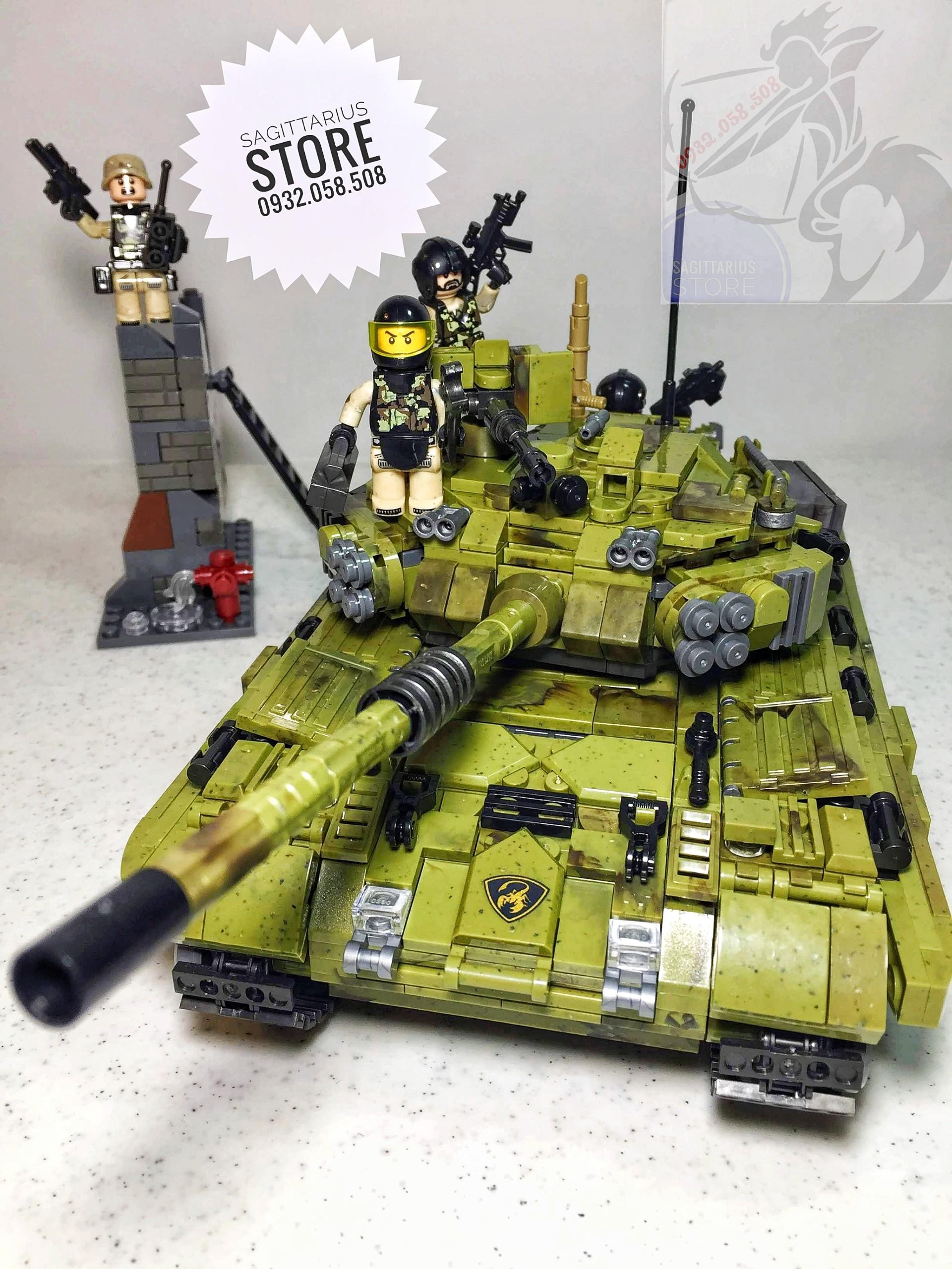 Bộ lego xingbao 06015 lắp ráp xe tăng tiger