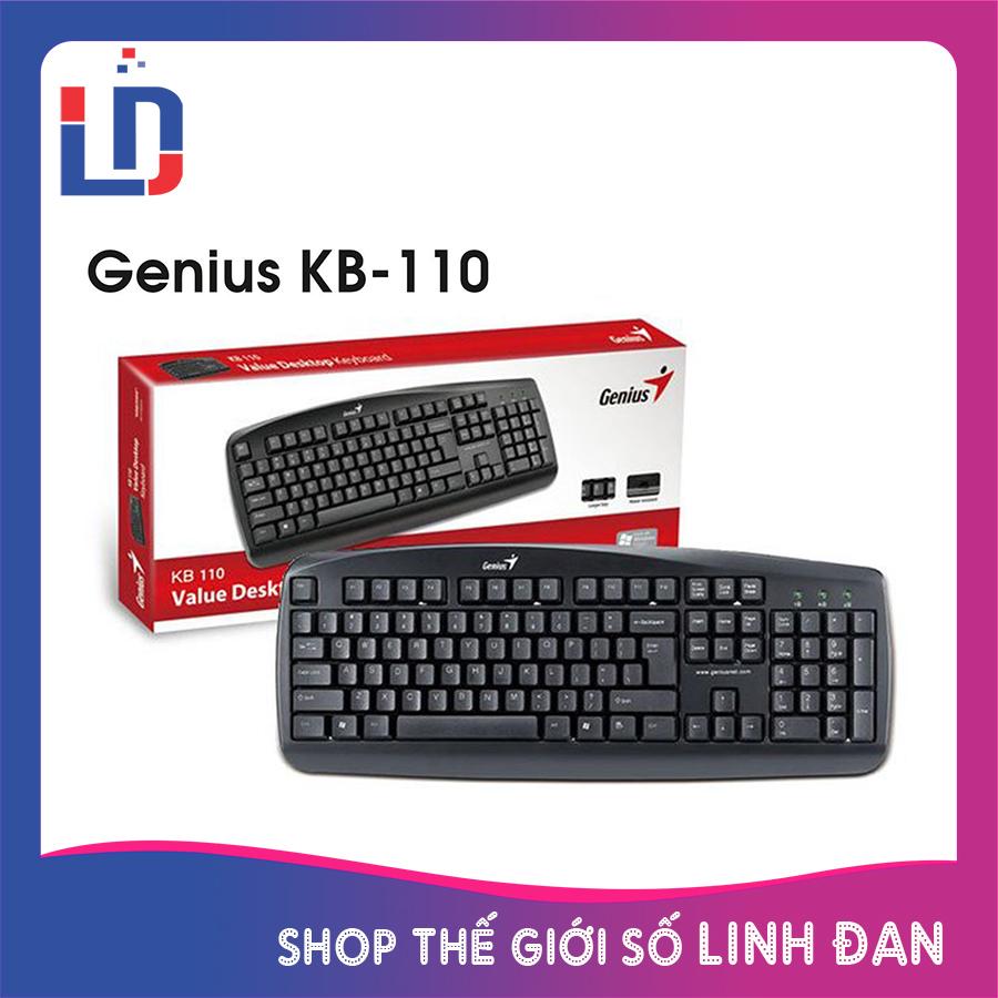 Bàn phím có dây Genius KB110 tem FTP or PSD