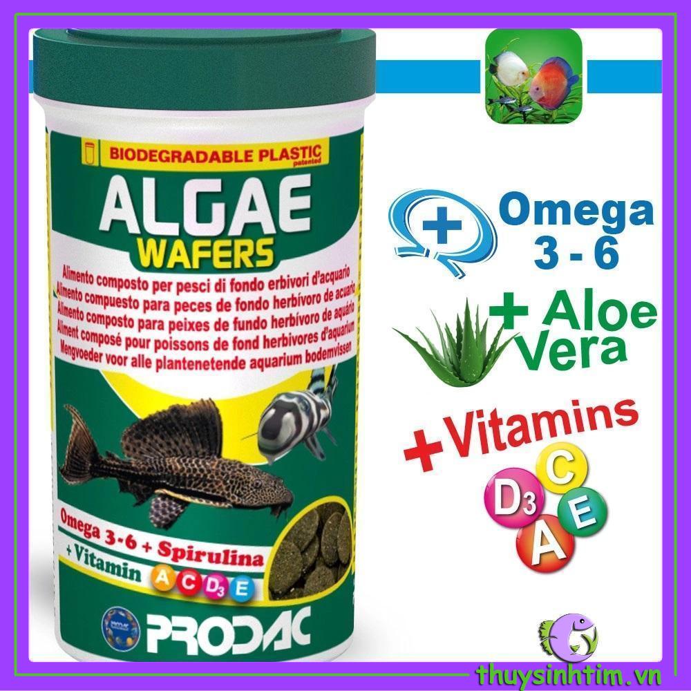 Thức ăn cho cá tầng đáy algae wafers - prodac