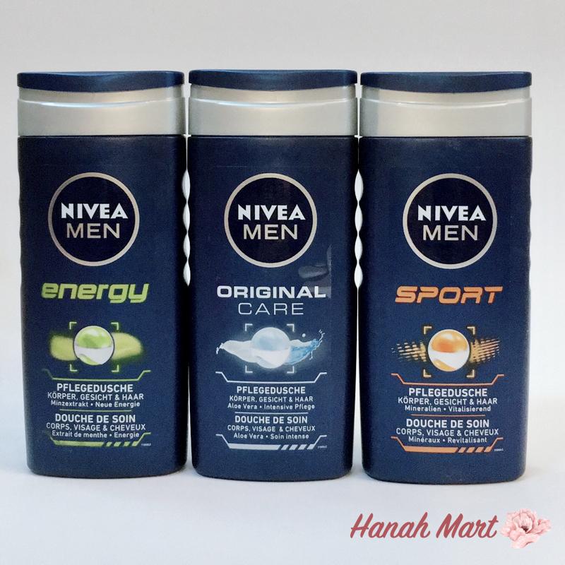 Sữa tắm gội rửa mặt 3in1 cho nam nivea men 250ml nội địa đức