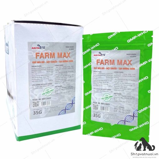Men Khử Mùi Diệt Khuẩn Tạo Hương Cát Vệ Sinh Farm Max Thương Hiệu Amitavet 35g