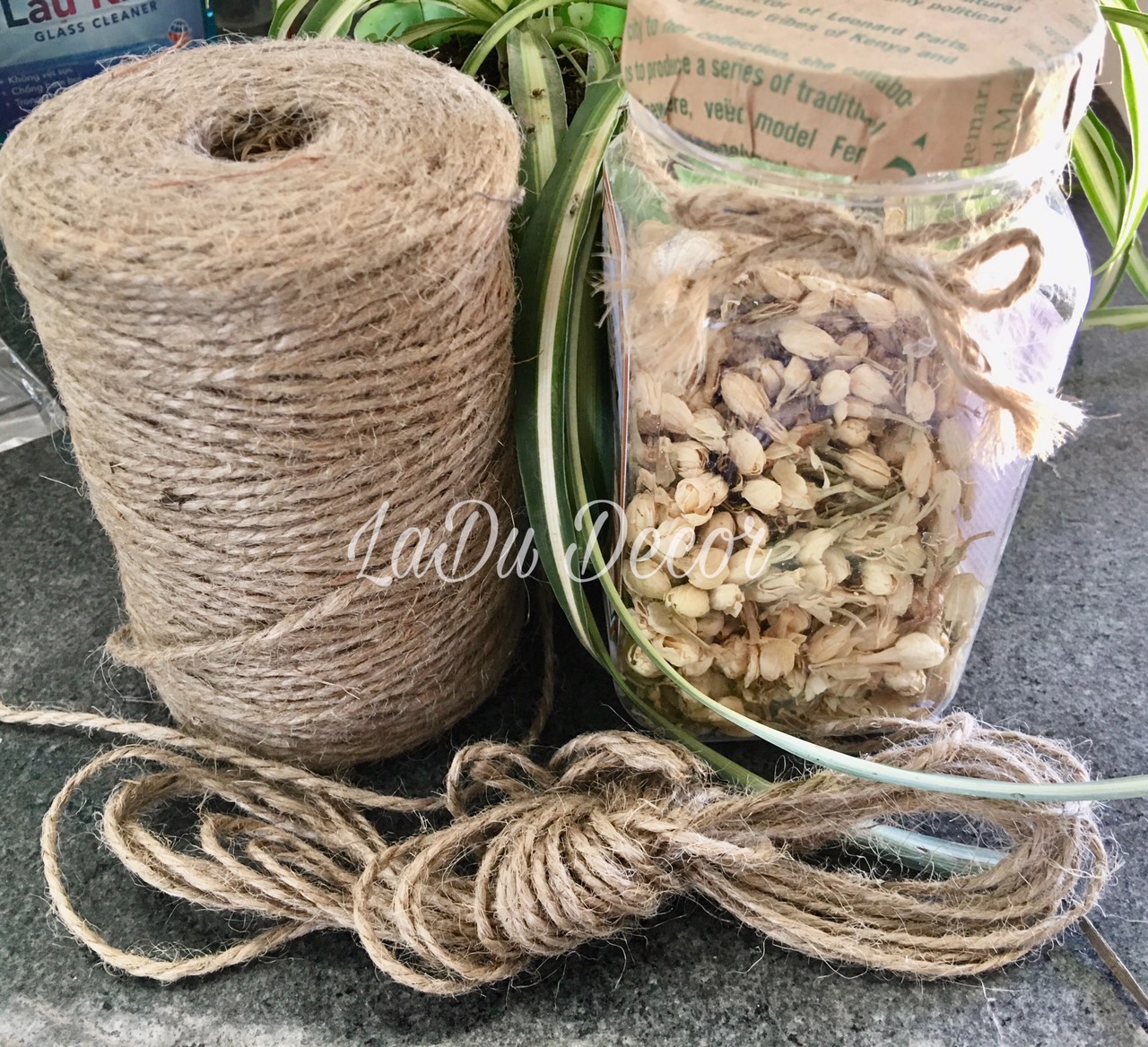 Dây Gai, Dây Bố, Dây Xơ Dừa Trang Trí (10 met) - LaDu Decor
