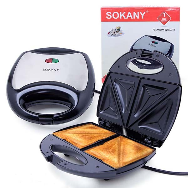 Máy làm bánh hotdog máy nướng bánh mỳ sokany kj-102 - kj-102