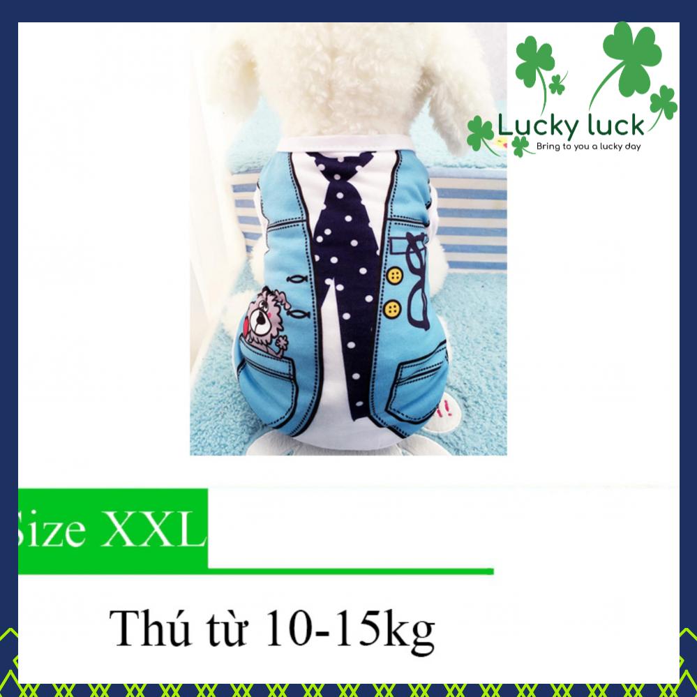 Phụ kiện chó mèo - áo chó mèo - quần áo chó mèo 014 size xxl