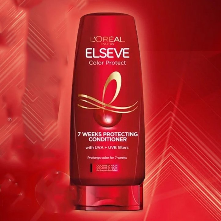 Dầu Xả L'Oréal Paris Bảo Vệ Dành Cho Tóc Nhuộm Elseve Color Protect 7 Weeks Protecting Conditioner 280ml