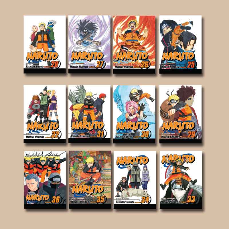 Naruto - tiếng anh| manga vol 1-36
