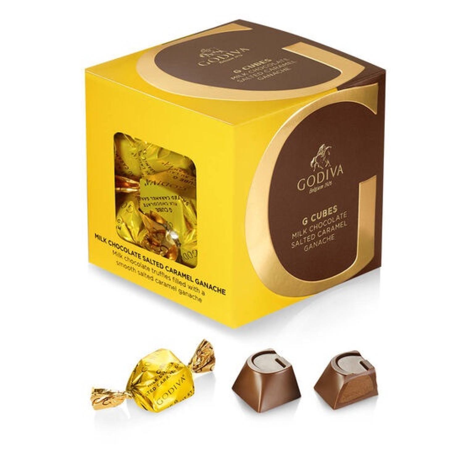 Chocolate GODIVA ngon hất thế giới G Cubes Hộp quà tặng 22 cái vị Milk