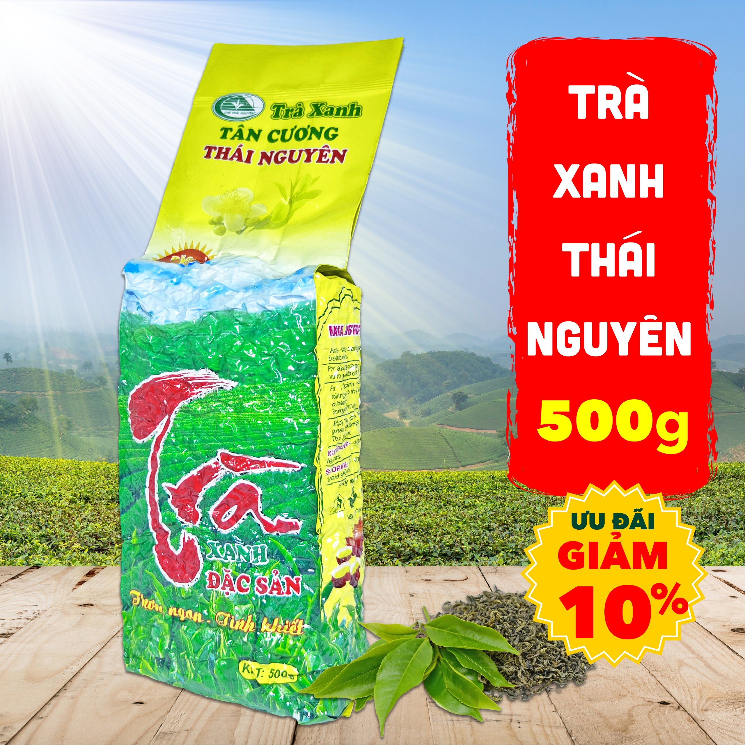 Trà Xanh Tân Cương Thái Nguyên Thượng Hạng