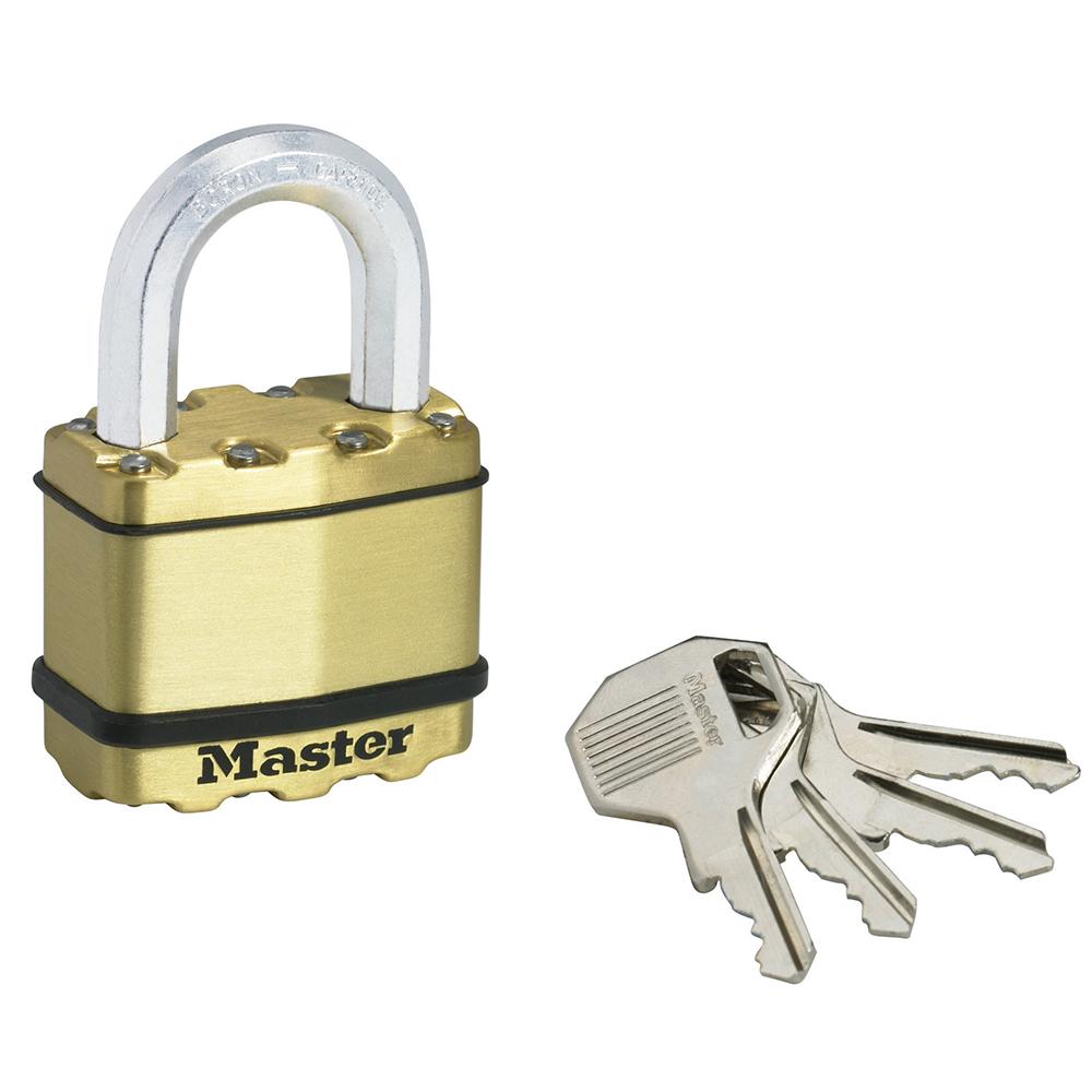 Ổ Khóa Master Lock M5 BD Thân Lá Thép 52mm Bọc Đồng - MITISHOP