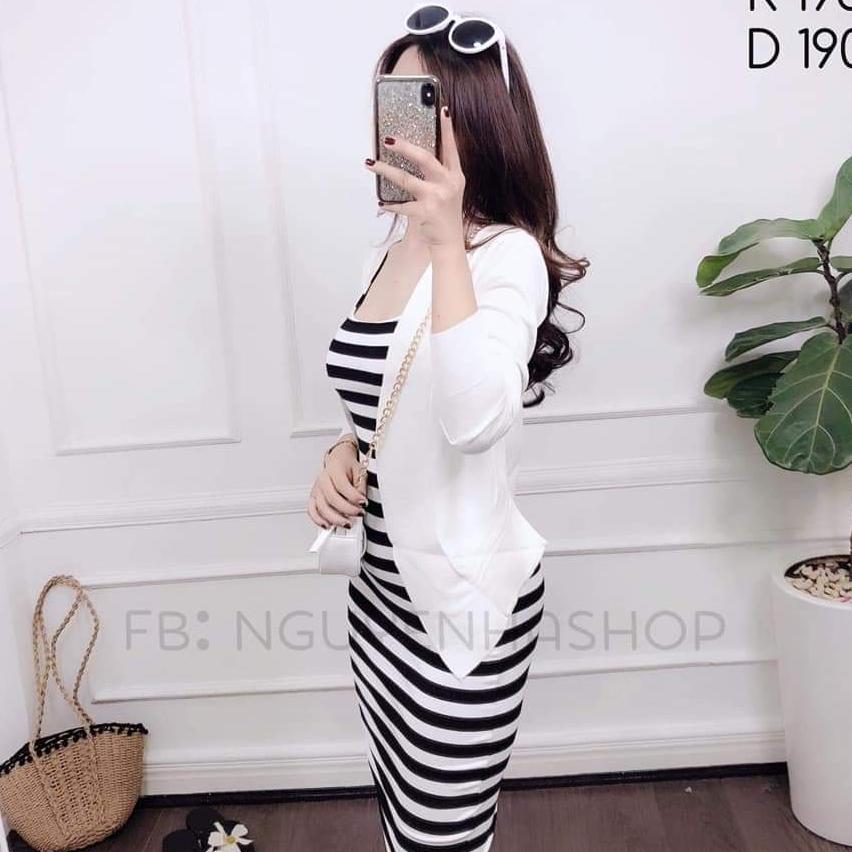 áo khoác len vạt chéo