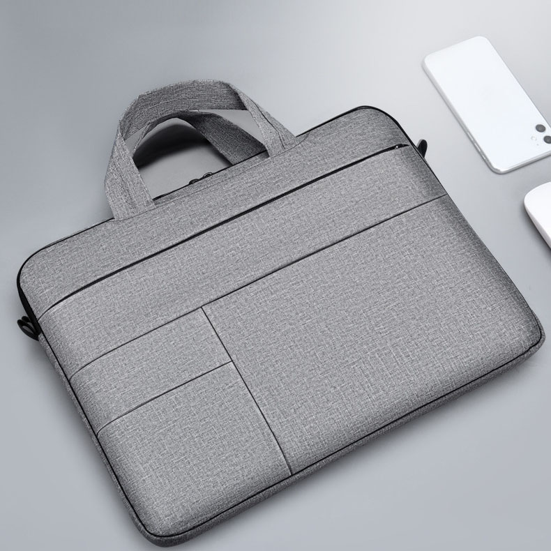 Cặp xách laptop, túi đựng laptop chống nước chống sốc lót lông (14inch-15,6inch)