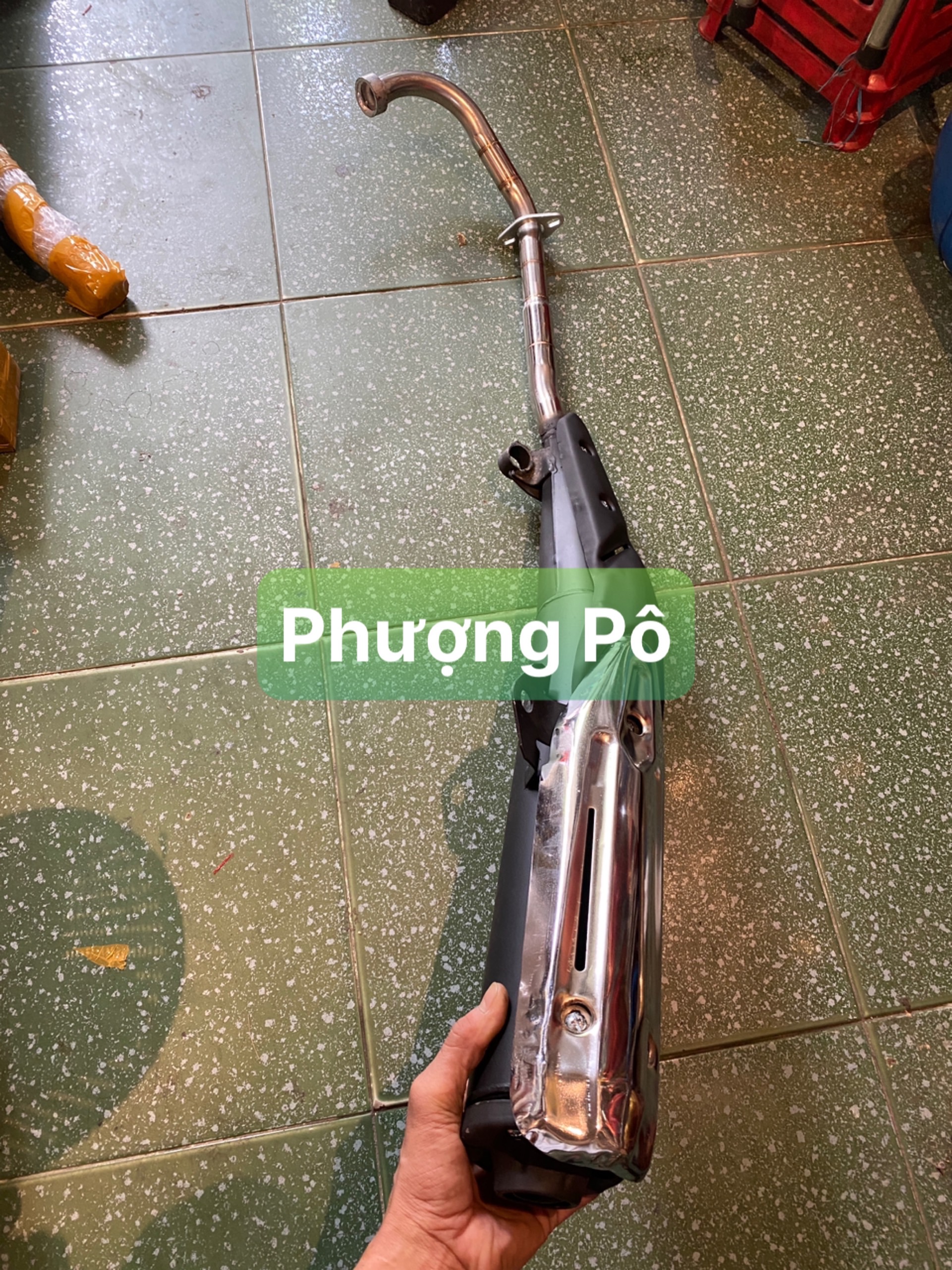 [HCM] Pô exciter 135 5 số êm và móc nỉ nhồi bông