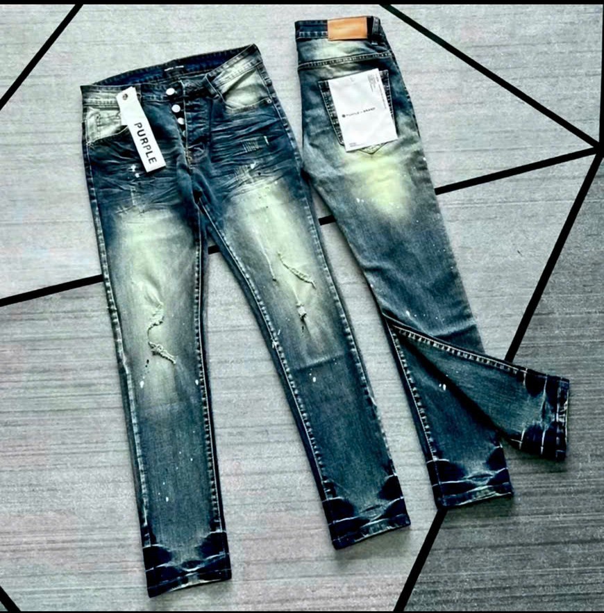 Quần jeans nam xanh pơ bồ boy phố cào xước,trơn hot mẫu mới-AHFASHION Menswear Pants Có Túi