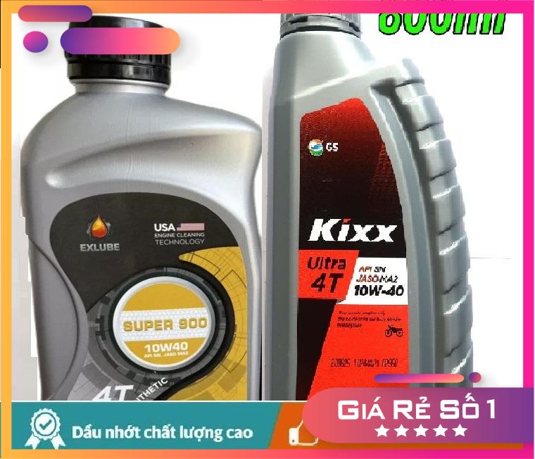 [HCM][Giá hủy diệt] Nhớt Kixx 10W40 Fully Synthentic nhập khẩu Hàn Quốc-nhớt Ex-Super 800 ultra 10W40 cho xe máy xe côn tay tùy chọn loại sản phẩm