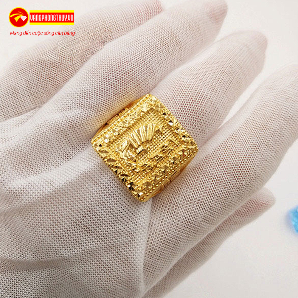Nhẫn thuận buồm xuôi gió vàng 24k - kioj