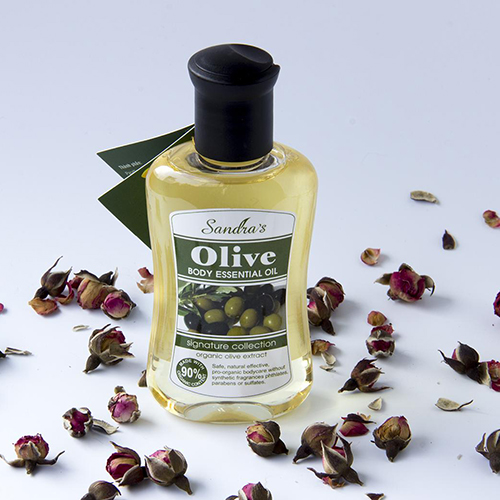 Tinh dầu dưỡng da sandra's olive body essential oil