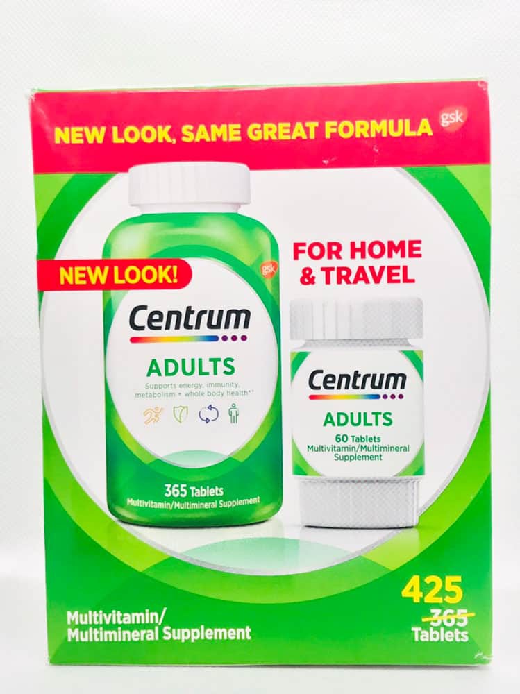 Vitamin Centrum cho người dưới 50 tuổi Centrum Adults Under 50 425 viên