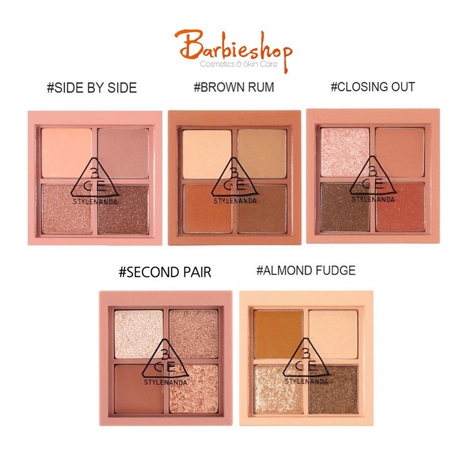 Phấn mắt 4 ô 3ce multi eye color palette mini