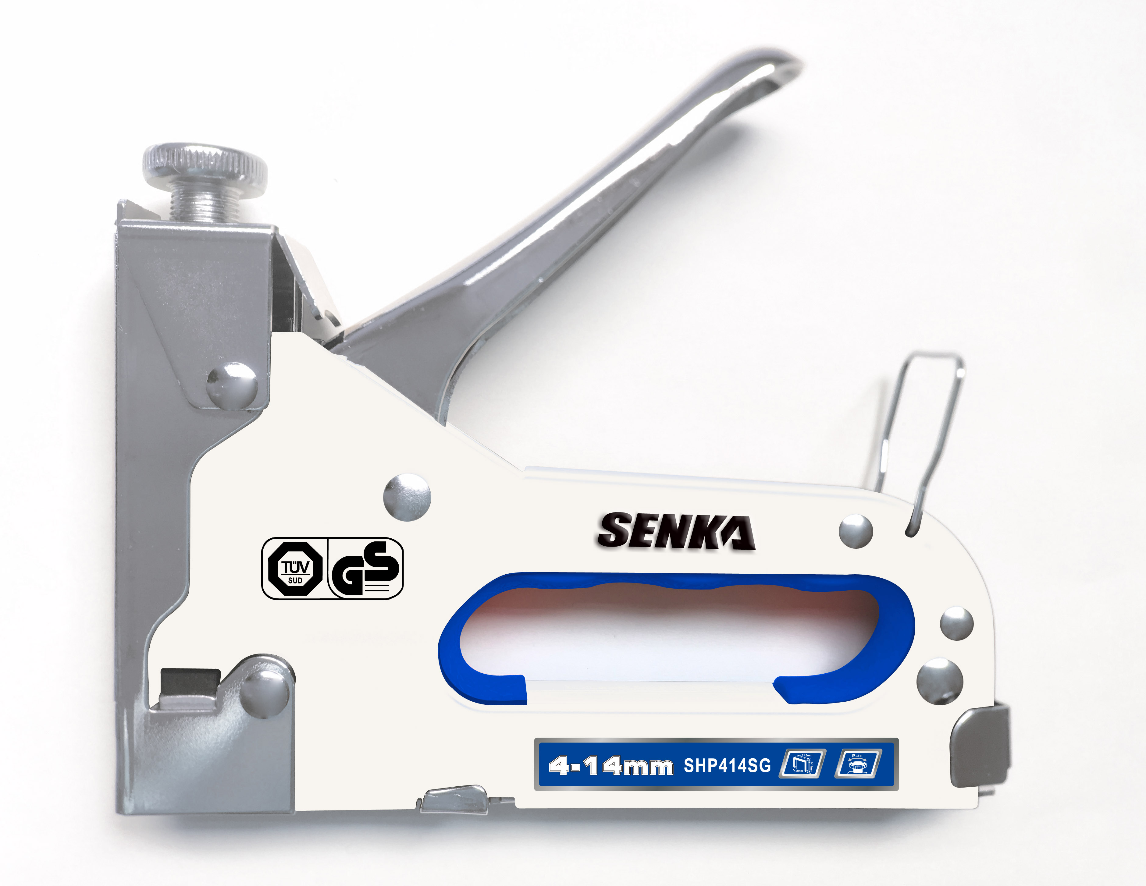 1 Súng bắn ghim, Kìm bắn đinh ghim hiệu SENKA cầm tay có tăng lực, Kềm bắn ghim gỗ 4-14mm chuyên nghiệp