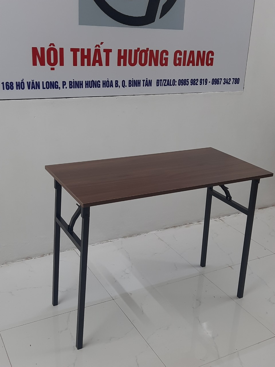 Bàn làm việc chân gấp gọn nhiều kích thước màu sắc