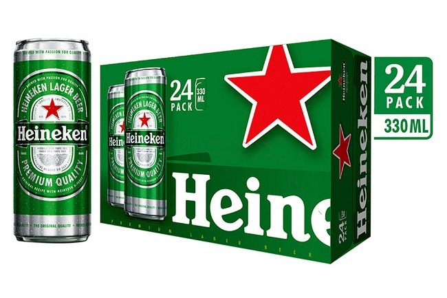 Thùng bia Heineken 24 lon 330ml