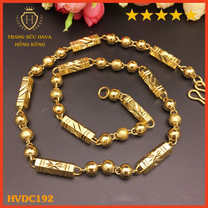 Dây Chuyền Nam Titan, Vòng Cổ Nam Thời Trang Xi Mạ Vàng 24k Cao Cấp - Trang Sức Hava Phong Cách Thời Cá Tính Trẻ Trung
