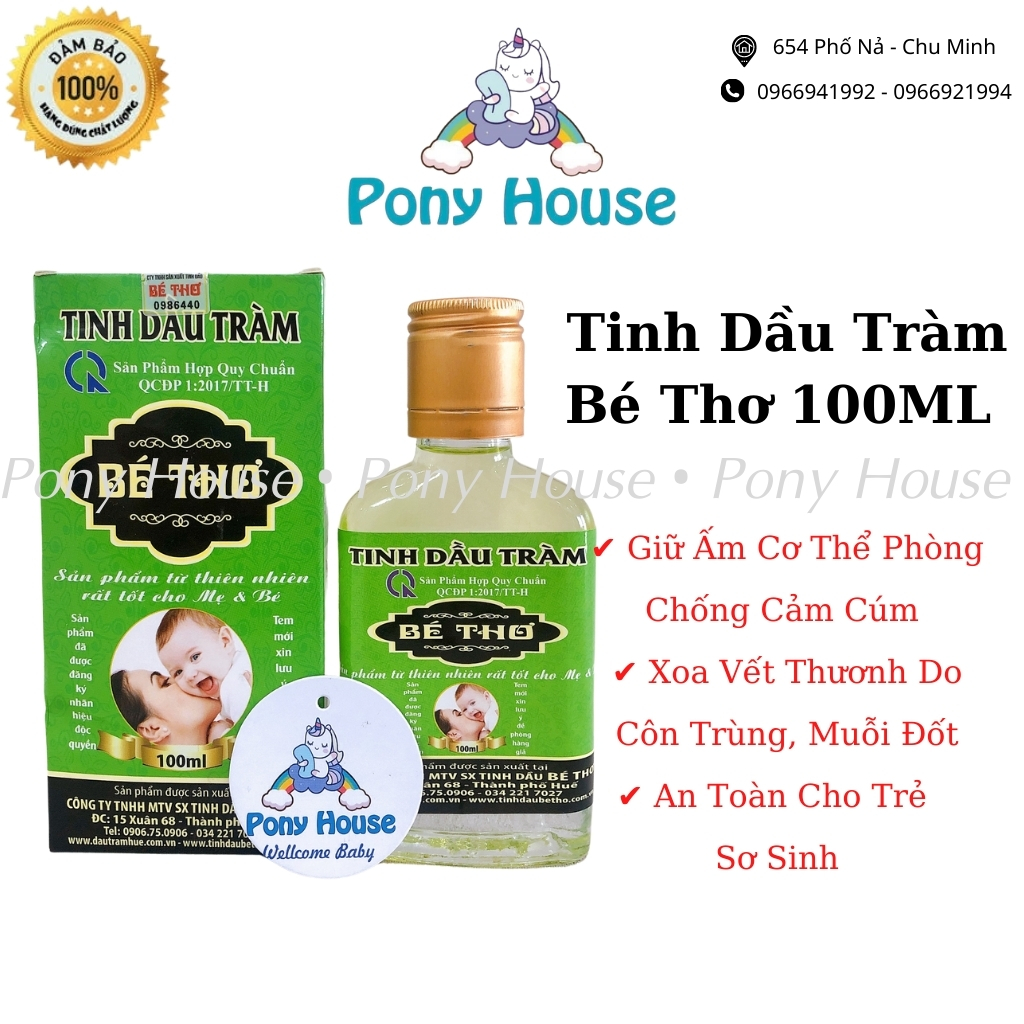 Dầu tràm bé thơ mẫu mới 2021 cho bé từ sơ sinh 100ml