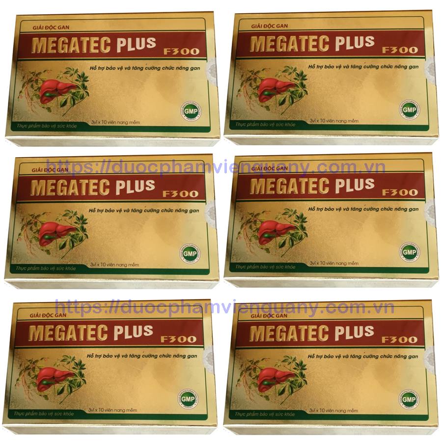 Bổ gan megatec plus f300 học viện quân y chính hãng hộp 30 viên