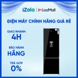 [GIAO TẠI HCM] Tủ lạnh Electrolux Inverter 335 lít EBB3742K-H - Hộp đá xoay - Lấy nước bên ngoài - Ngăn rau củ TasteLock Auto