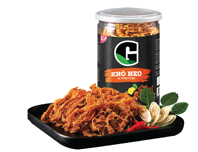 Khô heo g kitchen vị tomyum hũ 180g