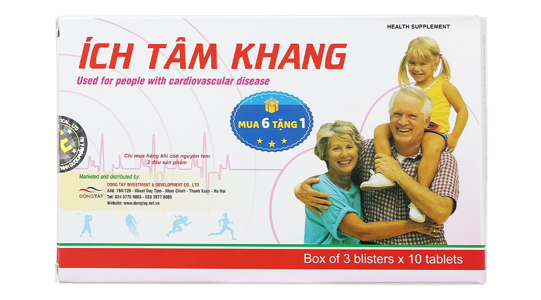 Ích tâm khang hộp 30v